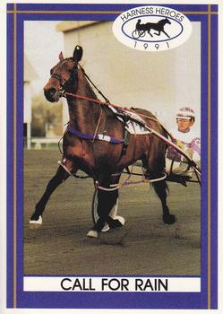 1991 Harness Heroes #5 Call For Rain Front